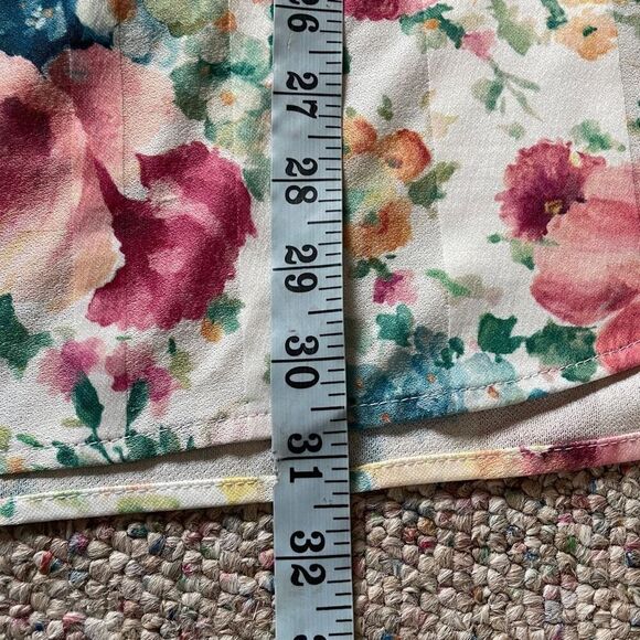 Vintage Plus Size Floral Blouse 28W - Picture 6 of 9